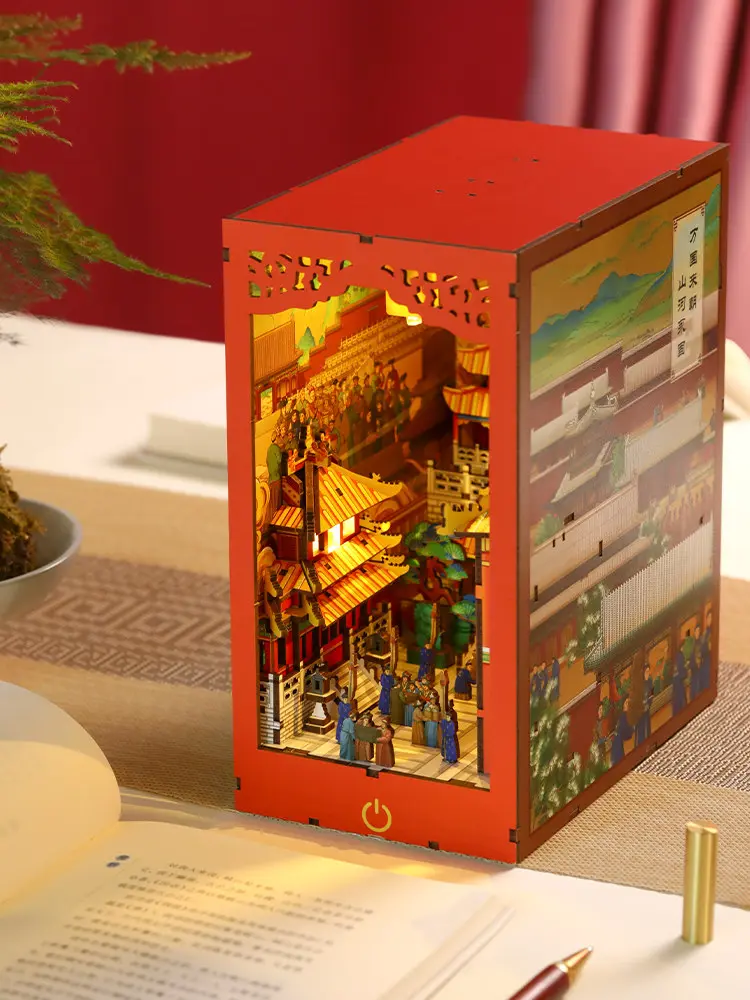 Tribute of Ten Thousand Nations -Taihe Temple in the Forbidden City DIY Book Nook Kit