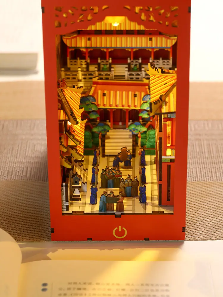 Tribute of Ten Thousand Nations -Taihe Temple in the Forbidden City DIY Book Nook Kit
