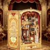 Dreamland Theater Book Nook DIY Kit – Classical Opera House Miniature Diorama with Rotating Stage & Music