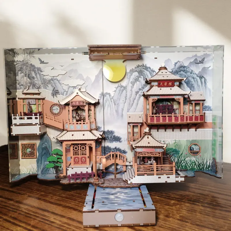 Qin Qi Shu Hua – Chinese Four Arts DIY Book Nook Kit
