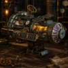 Deep Space Explorer Space Station Miniature DIY Craft Kit – Sci-Fi Futuristic Mechanical Model with Music