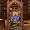 School of Magic-inspired Scene DIY Book Nook Kit with Magic Wand