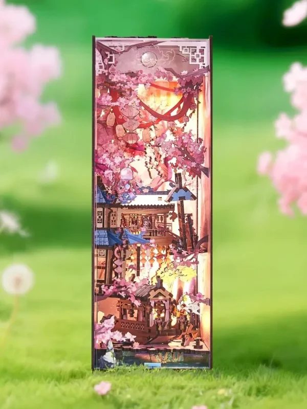 Spring Harmony & Bright Scenery Chinese Style DIY Book Nook Kit