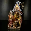 Magic Express Train Platform – Fantasy Railway Diorama DIY Kit with Mini Moving Train