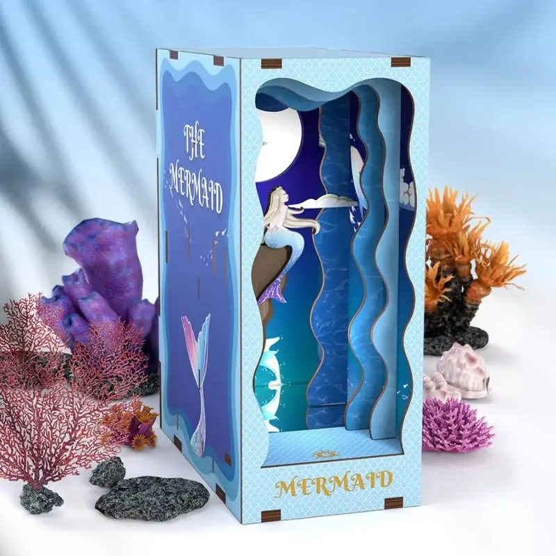 The Mermaid Book Nook Kit for Beginner