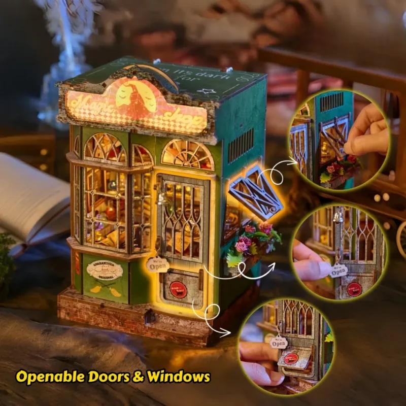 Floral Whisper - Openable Doors DIY Miniature House Kit