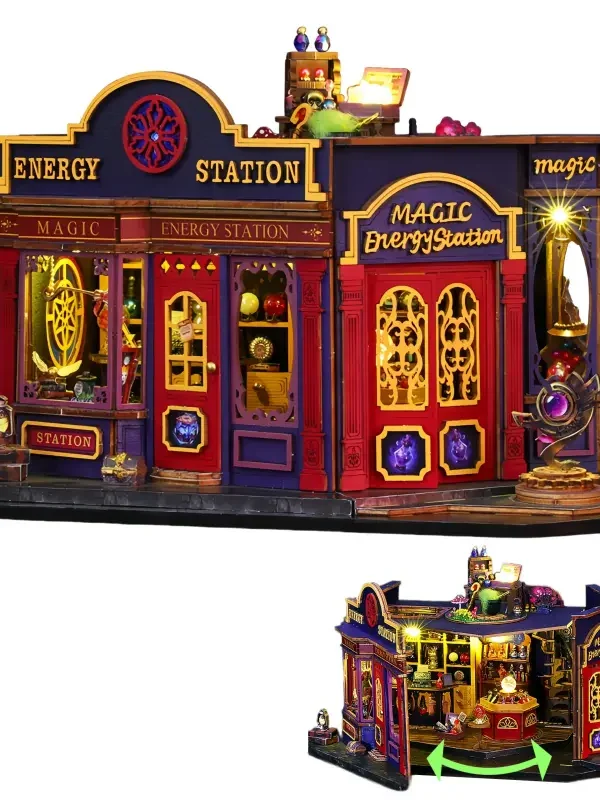 100000001290_副本 Magic Energy Station DIY Dollhouse Kit