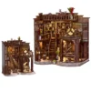 Dreamy Book Hall Luxurious Retro Library DIY Dollhouse Kit