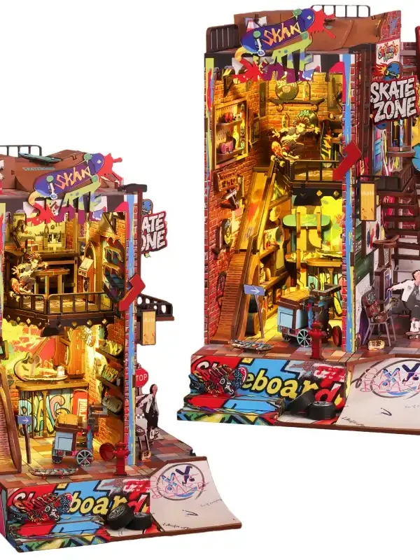 100000270_副本_副本 Skateboarding Showdown DIY Book Nook Kit