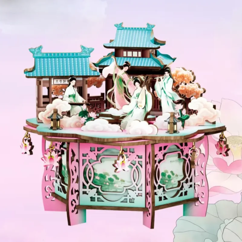 Chinese Traditional Art DIY Museum Inspired Music Box Kit Series