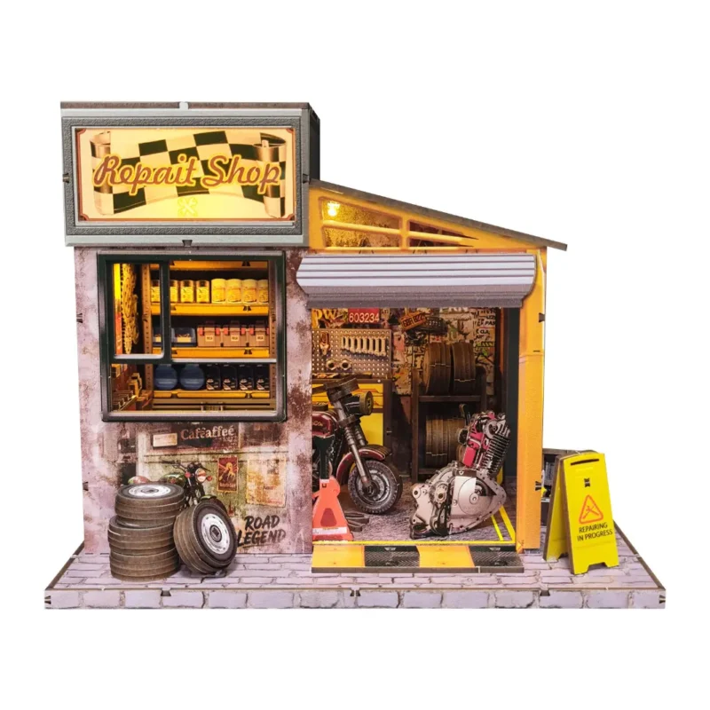 Motorcycle Workshop DIY Model Kit