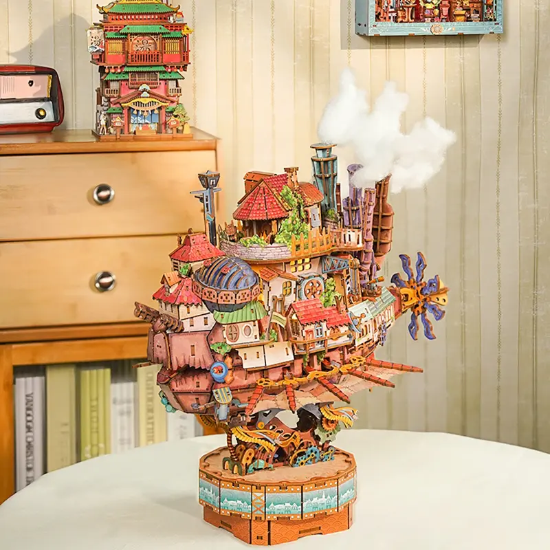 Wandering Castle DIY Transmission Assembly Model with Music