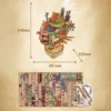 Wandering Castle DIY Transmission Assembly Model with Music
