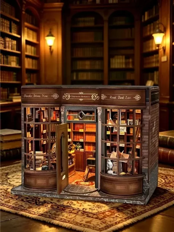 Hogston Bookstore Book Nook DIY Craft Kit