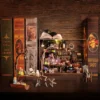 Jungle Magic House DIY Book Nook Kit with Acrylic Dust Cover