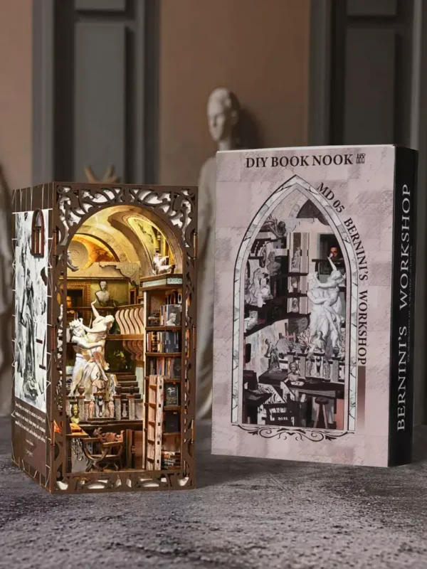 Bernini's Workshop Art Sculpture Studio DIY Book Nook Kit