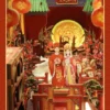 Chinese Wedding Book Nook Kit – Traditional Bride & Groom Diorama Bookend