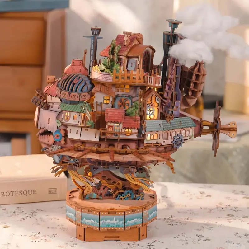 Wandering Castle DIY Transmission Assembly Model with Music