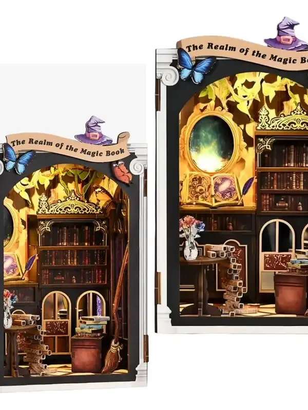 The Realm of The Magic Book DIY Mini Book Nook Kit