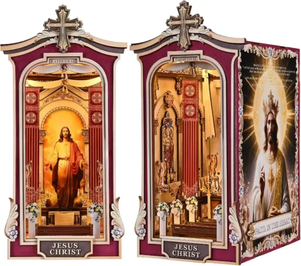 Jesus Christ Church Cathedral DIY Book Nook Kit