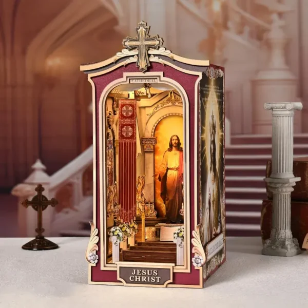 Jesus Christ Church Cathedral DIY Book Nook Kit