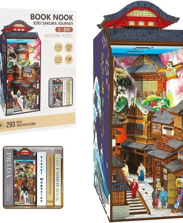 Edo Sakura Journey DIY Book Nook Kit