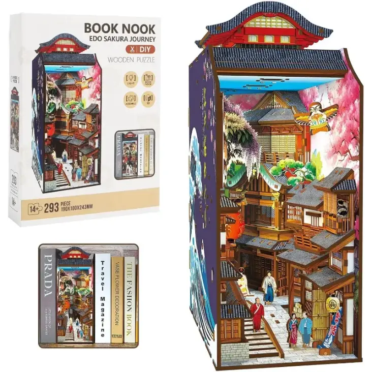 Edo Sakura Journey DIY Book Nook Kit