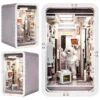 Light-up Space Capsule DIY Book Nook Kit