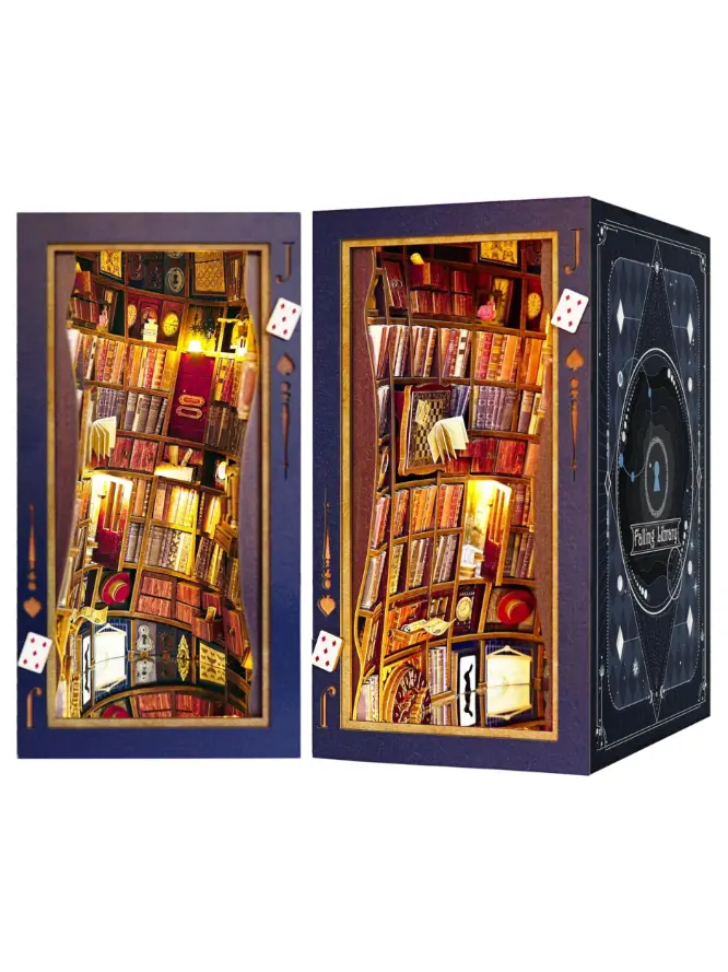 Alice in Wonderland Falling Library Book Nook Kit