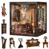 Opulent Music Salon Book Nook – Classical Music Room DIY Book Nook Kit