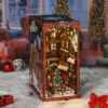 Christmas Street Corner DIY Book Nook Kit