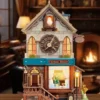 Cuckoo Clock Coffee Shop Retro Style 3D Puzzle