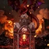 Gothic Fantasy Dragon Spire of The Wyrm DIY Mini Book Nook Kit