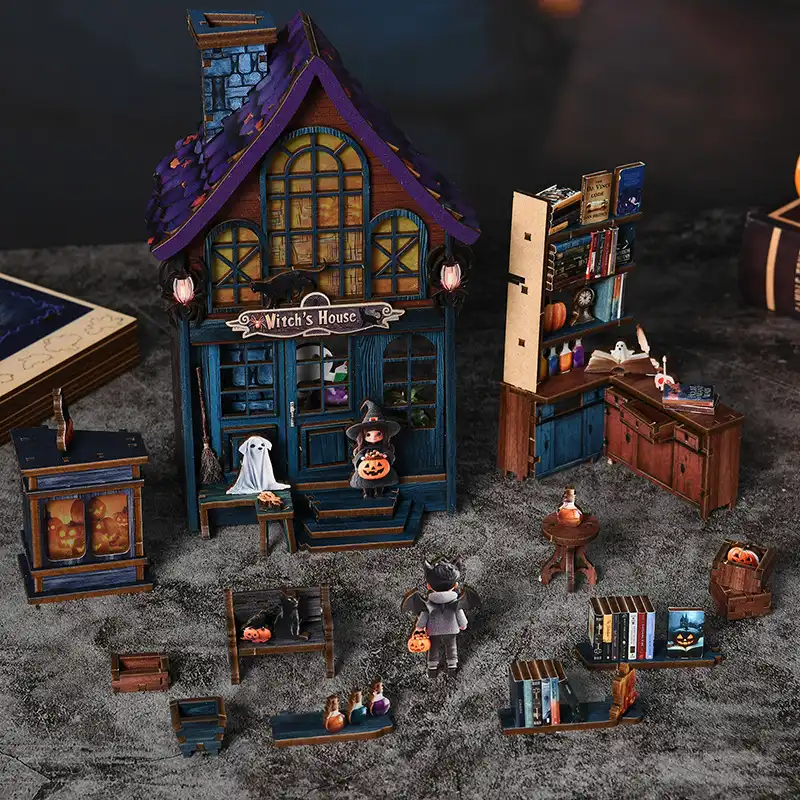 A Magical Night at the Castle DIY Miniature House & Book Nook Kit