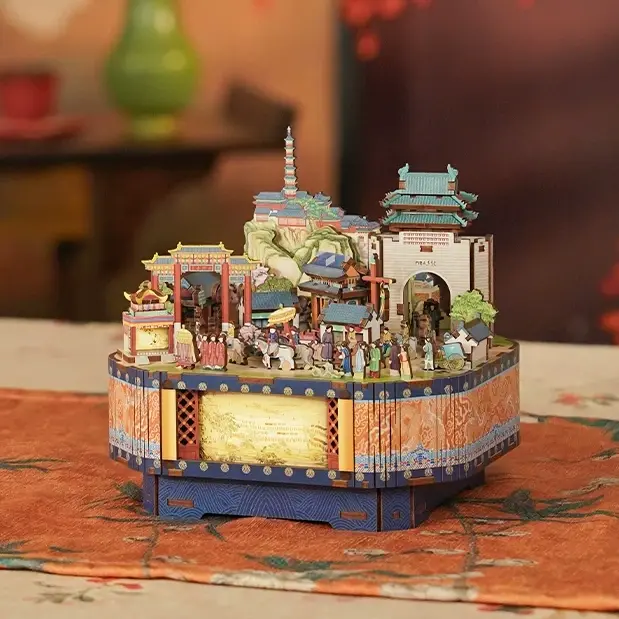 Chinese Traditional Art DIY Museum Inspired Music Box Kit Series