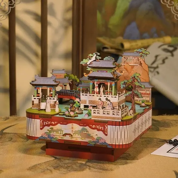 Chinese Traditional Art DIY Museum Inspired Music Box Kit Series
