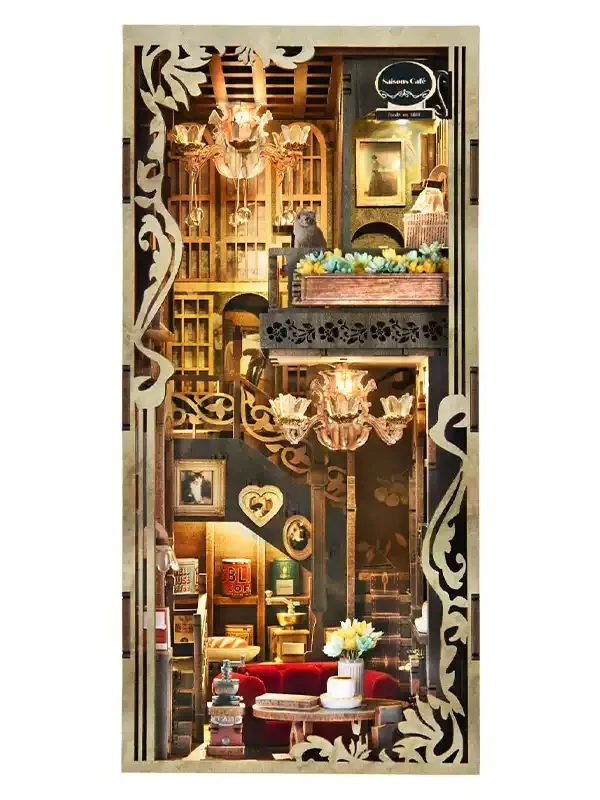 Saisons Café DIY Book Nook Kit