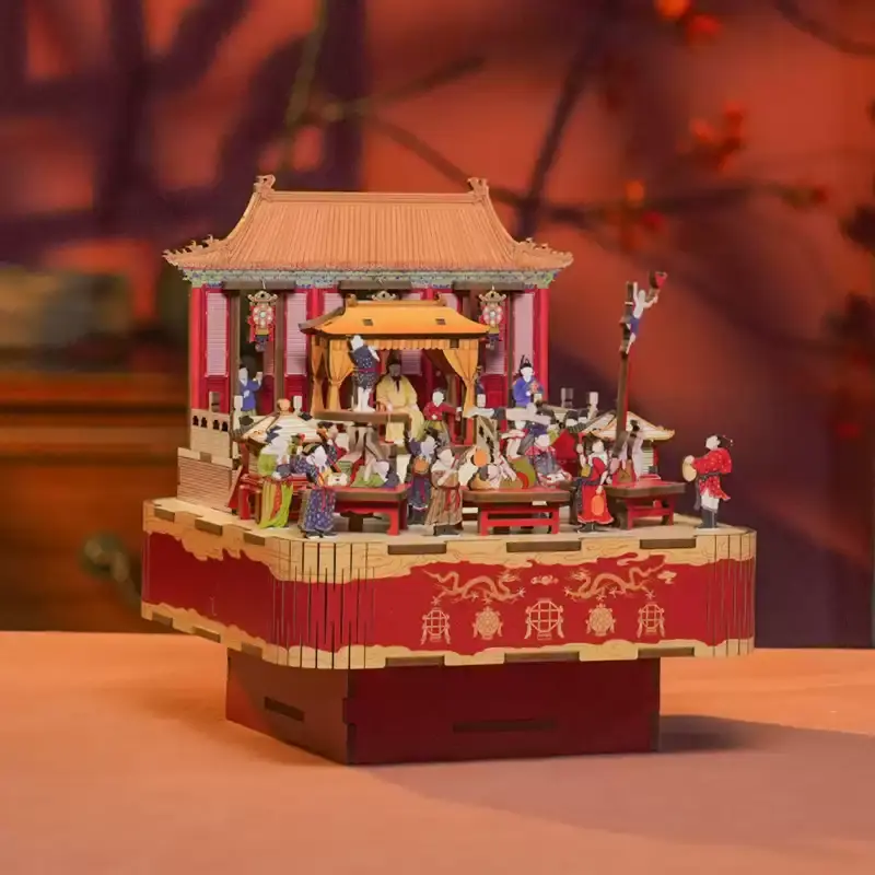 Chinese Traditional Art DIY Museum Inspired Music Box Kit Series