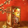 Chinese Wedding Book Nook Kit – Traditional Bride & Groom Diorama Bookend