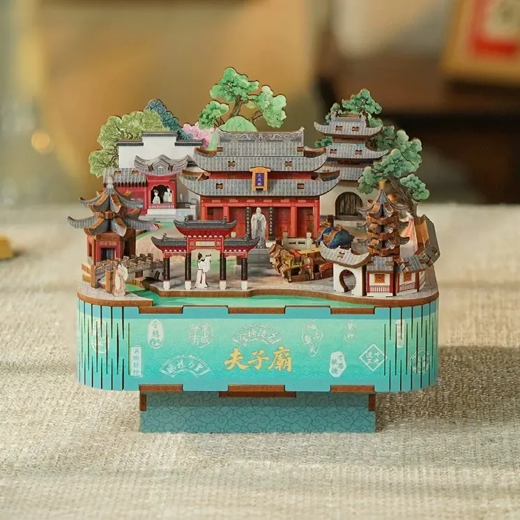 Chinese Traditional Art DIY Museum Inspired Music Box Kit Series