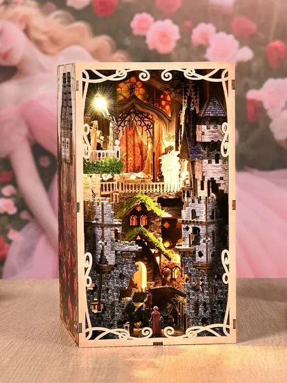 Fairy Tale-Sleeping Beauty Castle Book Nook Kit