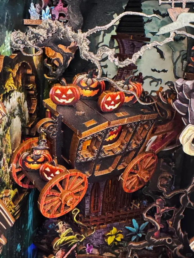 Secret Shadow Fantasy Halloween Theme DIY Book Nook Kit