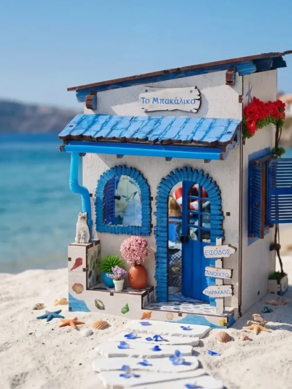 Beach Corner - Openable Doors DIY Miniature House Kit