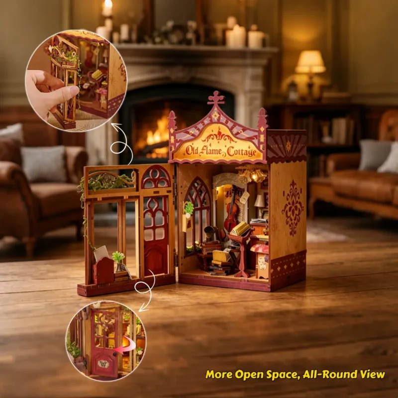 Floral Whisper - Openable Doors DIY Miniature House Kit