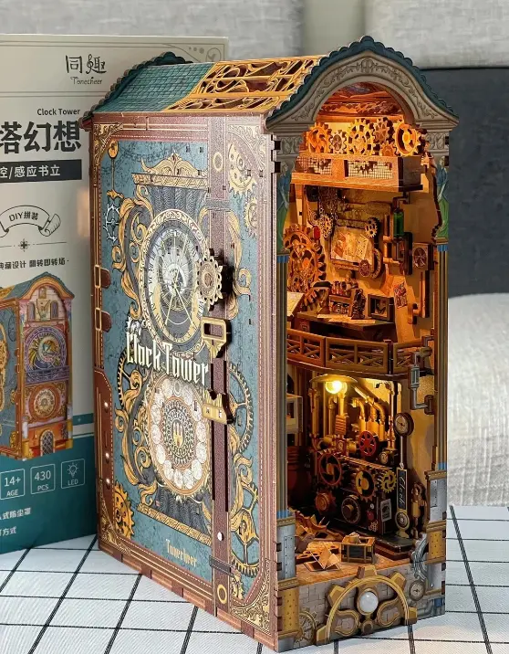 The Astronomical Clock in Prague's Old Town Square DIY Book Nook Kit