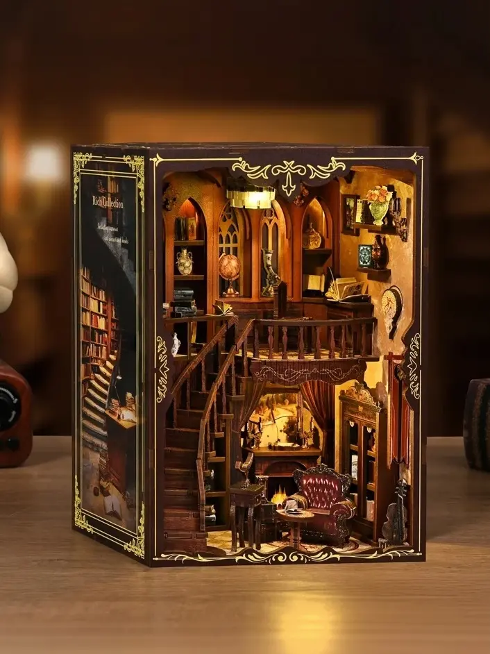Ancient Elegance Library DIY Book Nook Kit