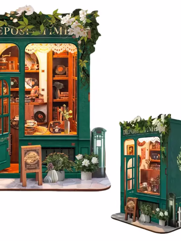 Mini Size Deposit Time Bookstore DIY Book Nook Kit