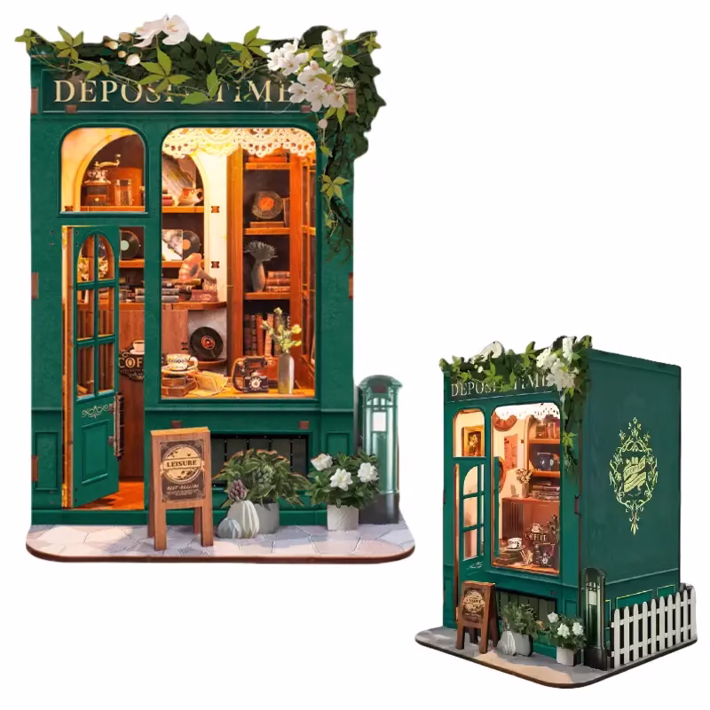 Mini Size Deposit Time Bookstore DIY Book Nook Kit