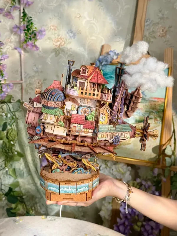 流浪城堡拼装教程tips✅_1_同趣好物_来自小红书网页版 Wandering Castle DIY Transmission Assembly Model with Music
