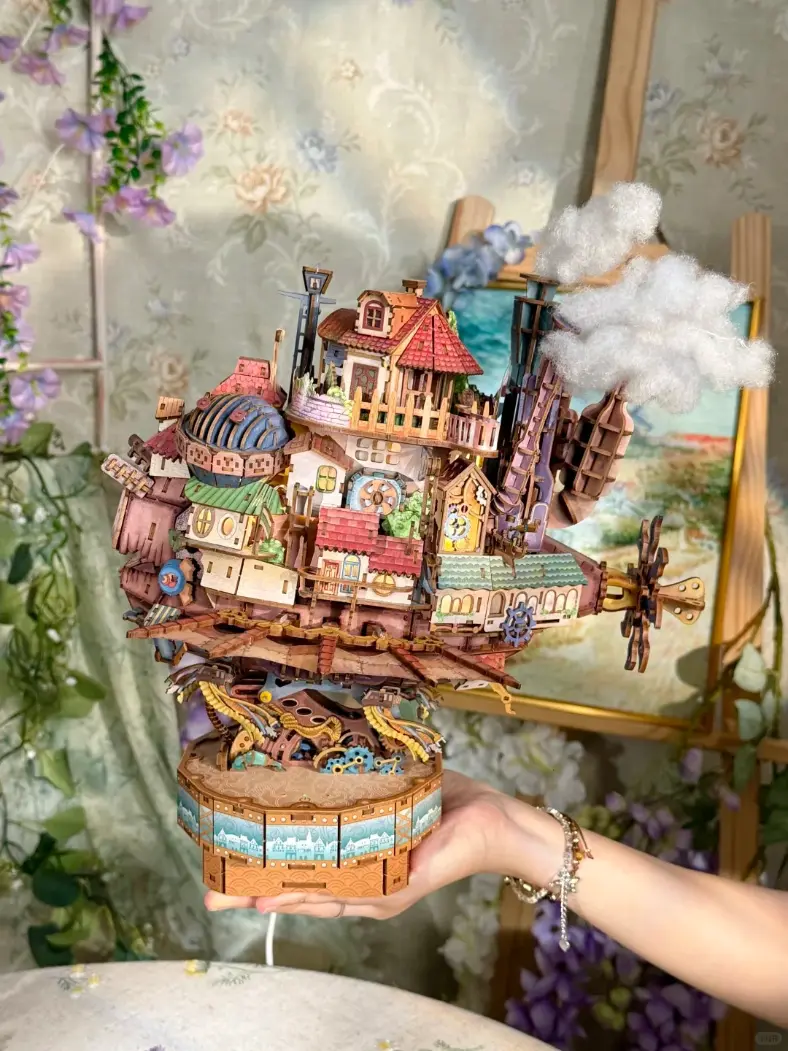 Wandering Castle DIY Transmission Assembly Model with Music